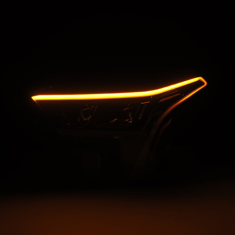 AlphaRex 22-23 Toyota Tundra LUXX-Series Headlights Alpha-Blk w/White DRL - Req 810029 OR 810030 880863 *Discontinued