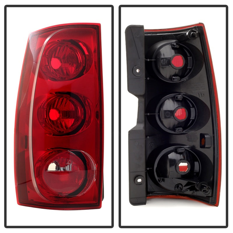 SPYDER Xtune GMC Yukon Xl 1500/2500 2007-2012 Driver Side Tail Lights - OEM Left ALT-JH-GYXL07-OE-L 9032028