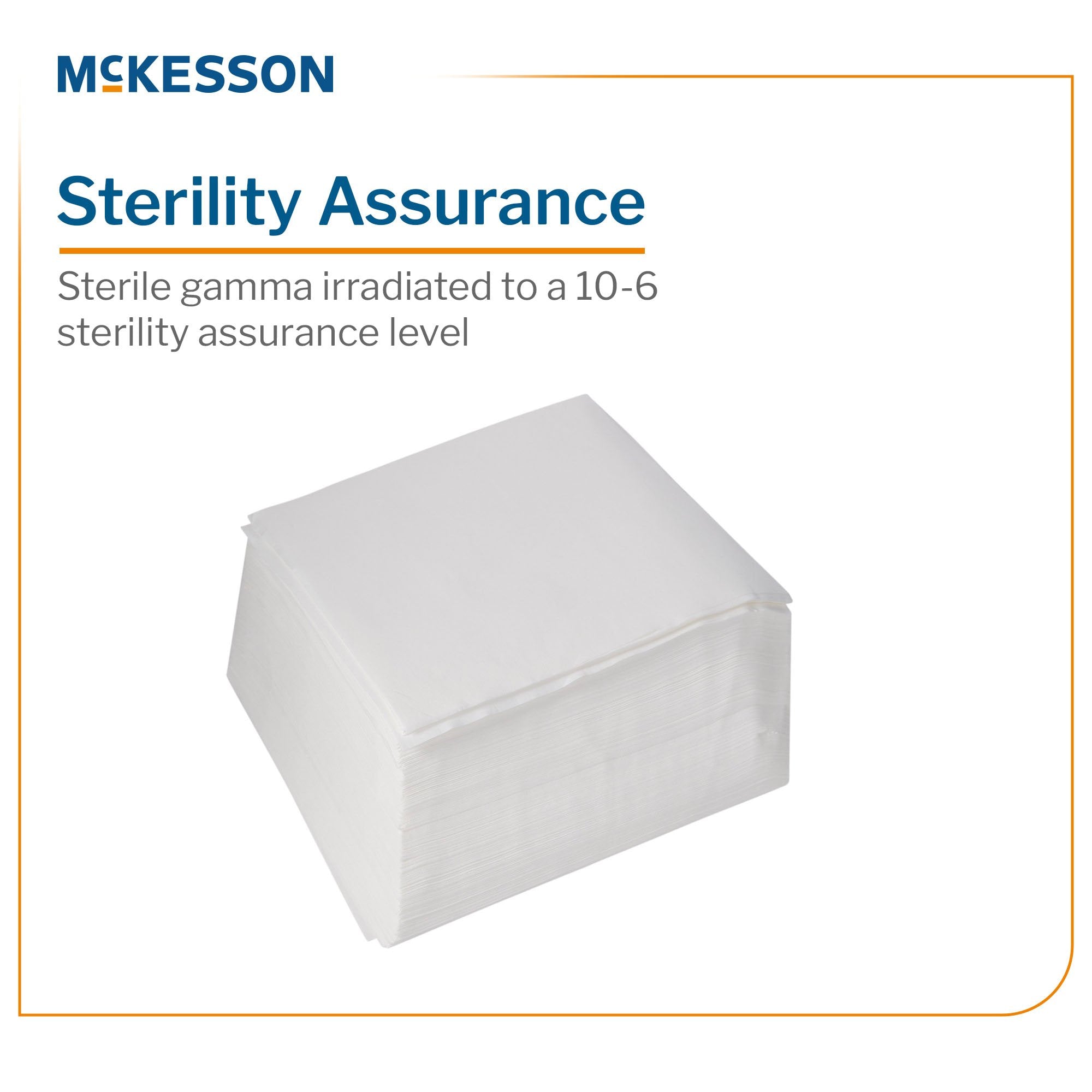 McKesson Cleanroom Wipes, 12 x 12 Inch MSWIP1212-20