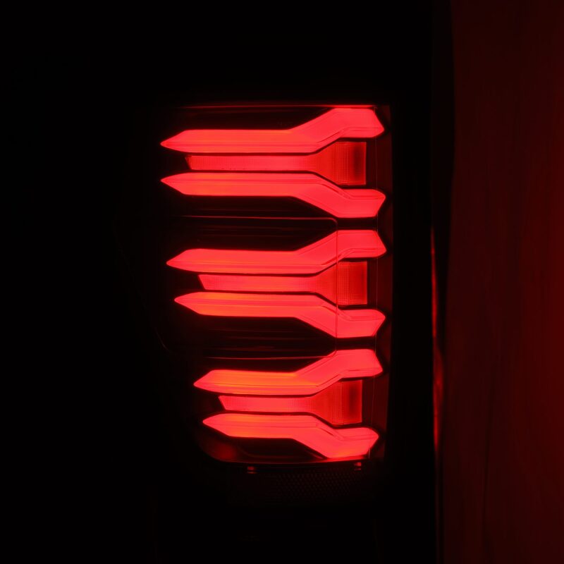 AlphaRex 21-22 Ford F-150 LUXX LED Tailights Black/Red 653030 *Discontinued