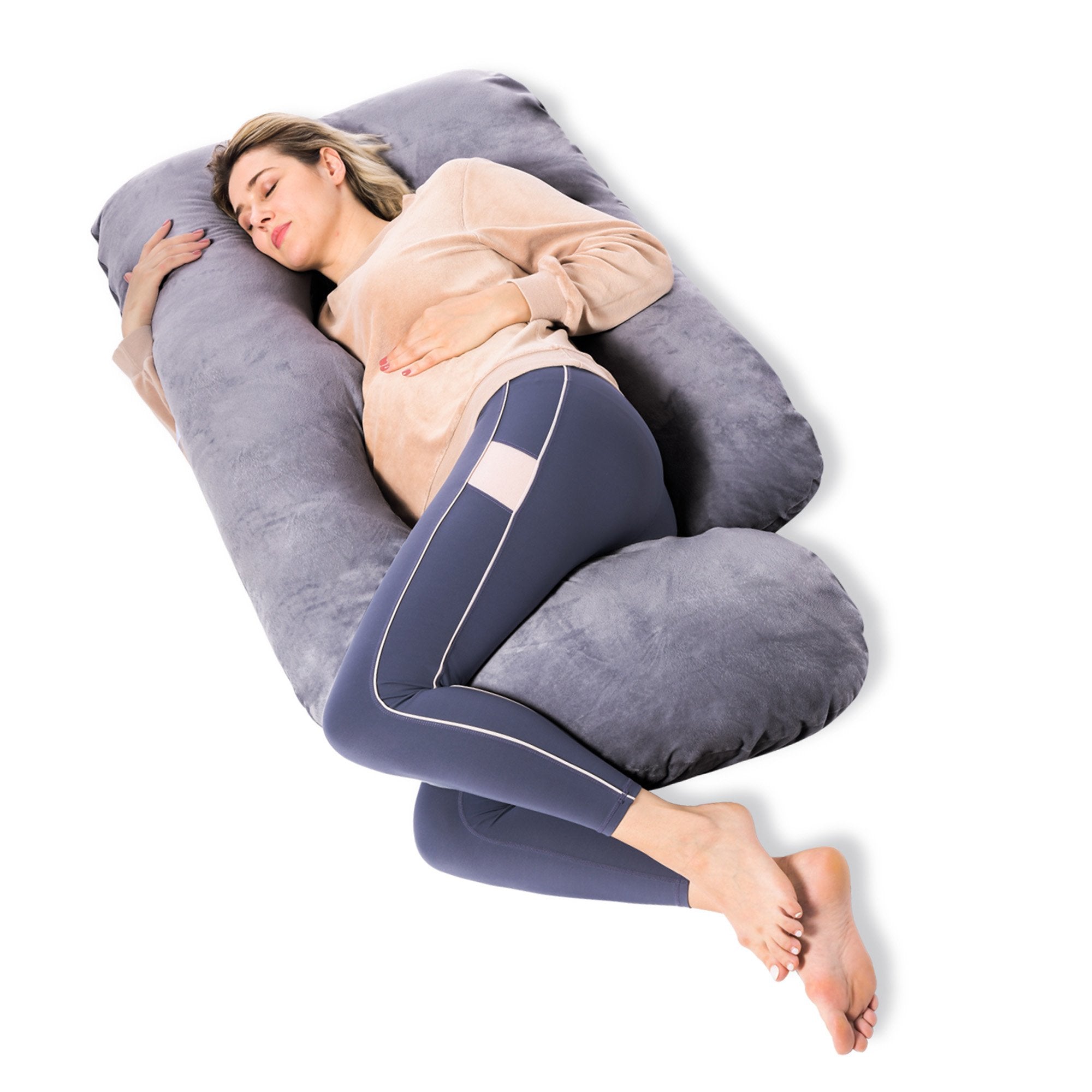 Nursing Pillow Momcozy Gray Reusable PP101-GR00NB-A
