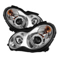 SPYDER Mercedes Benz C-Class 01-05 4 DrProjector Halogen- CCFL Halo Chrm PRO-YD-MBW203-CCFL-C 5081018