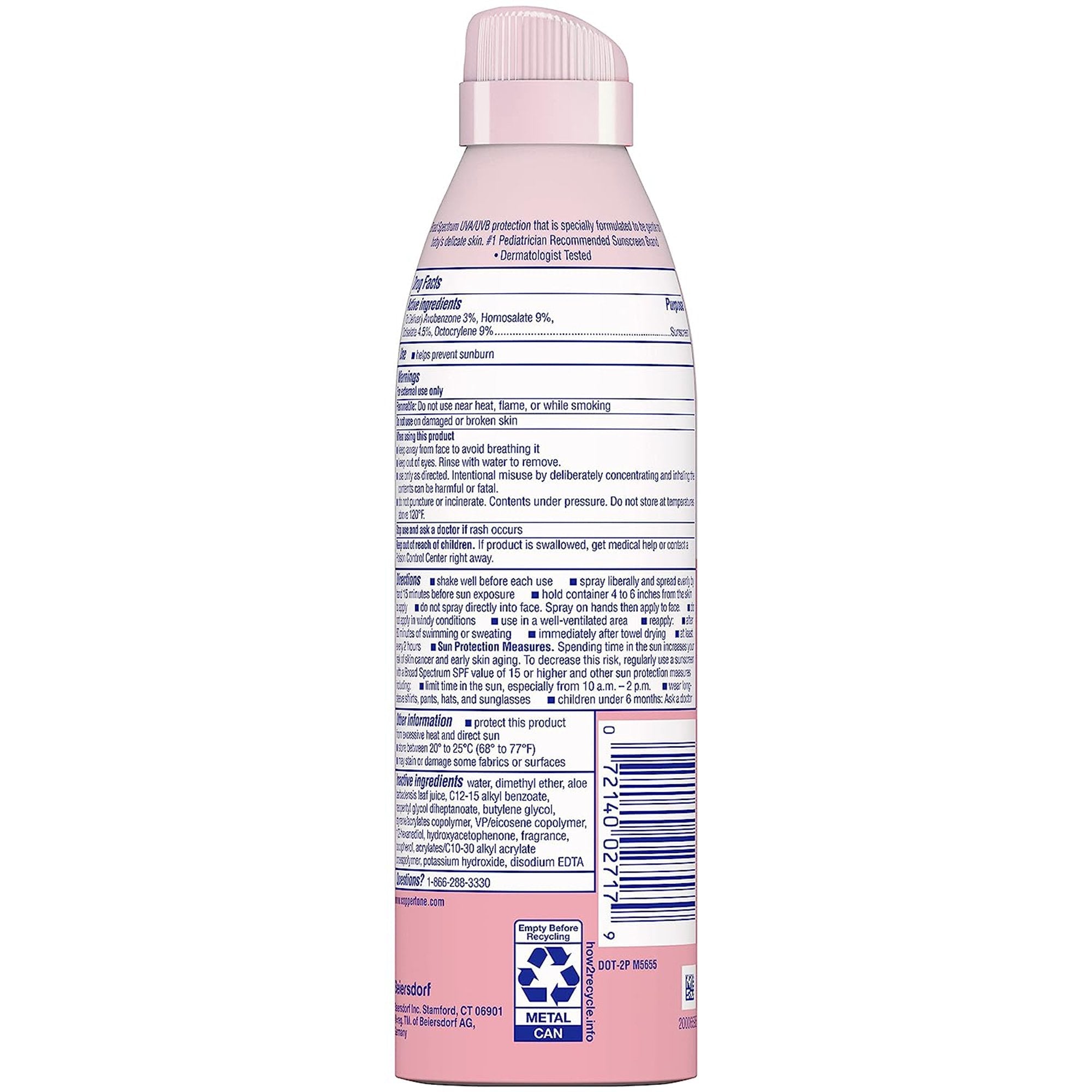Coppertone® Water Babies Sunscreen Spray, SPF 50 07214002717