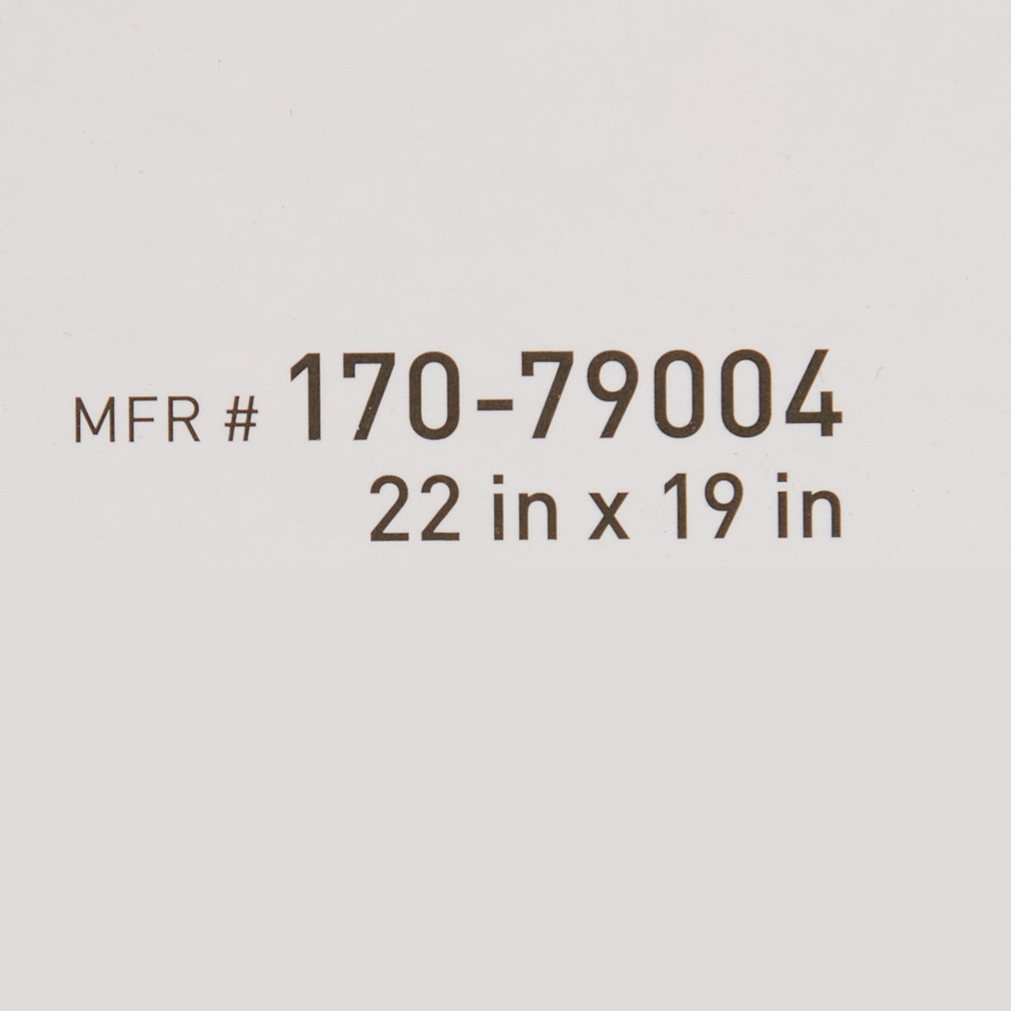 McKesson Foam Back Support Cushion, 22 x 19 Inch 170-79004