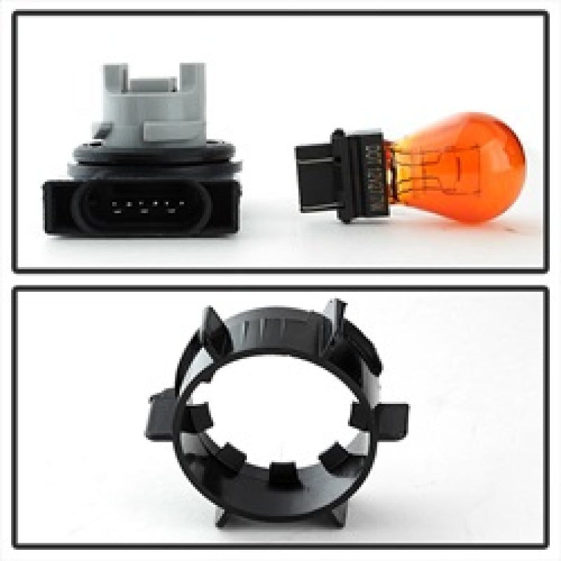 SPYDER Xtune Dodge Ram 1500 02-05 Amber Crystal Headlights Black HD-JH-DR02-AM-BK 5014313