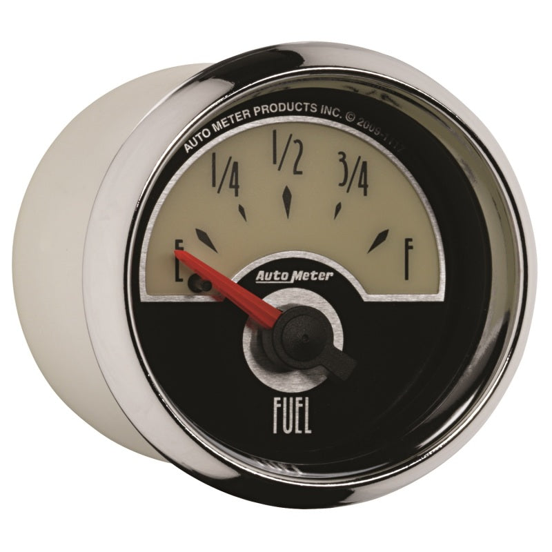 AutoMeter Gauge Fuel Level 2-1/16in. 240 Ohm(e) to 33 Ohm(f) Elec Cruiser 1117