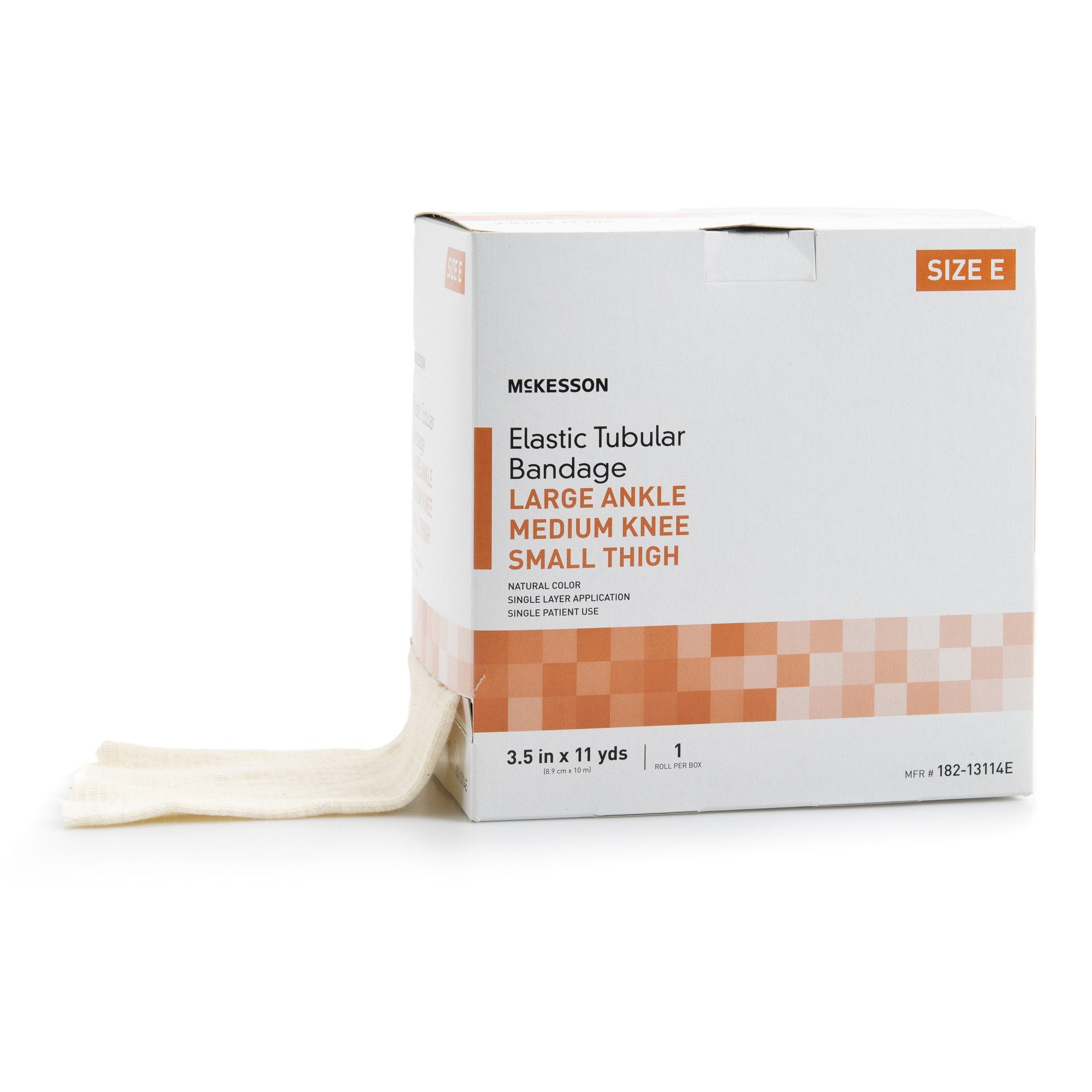 McKesson Elastic Tubular Support Bandage, 3-1/2 Inch x 11 Yard 182-13114E