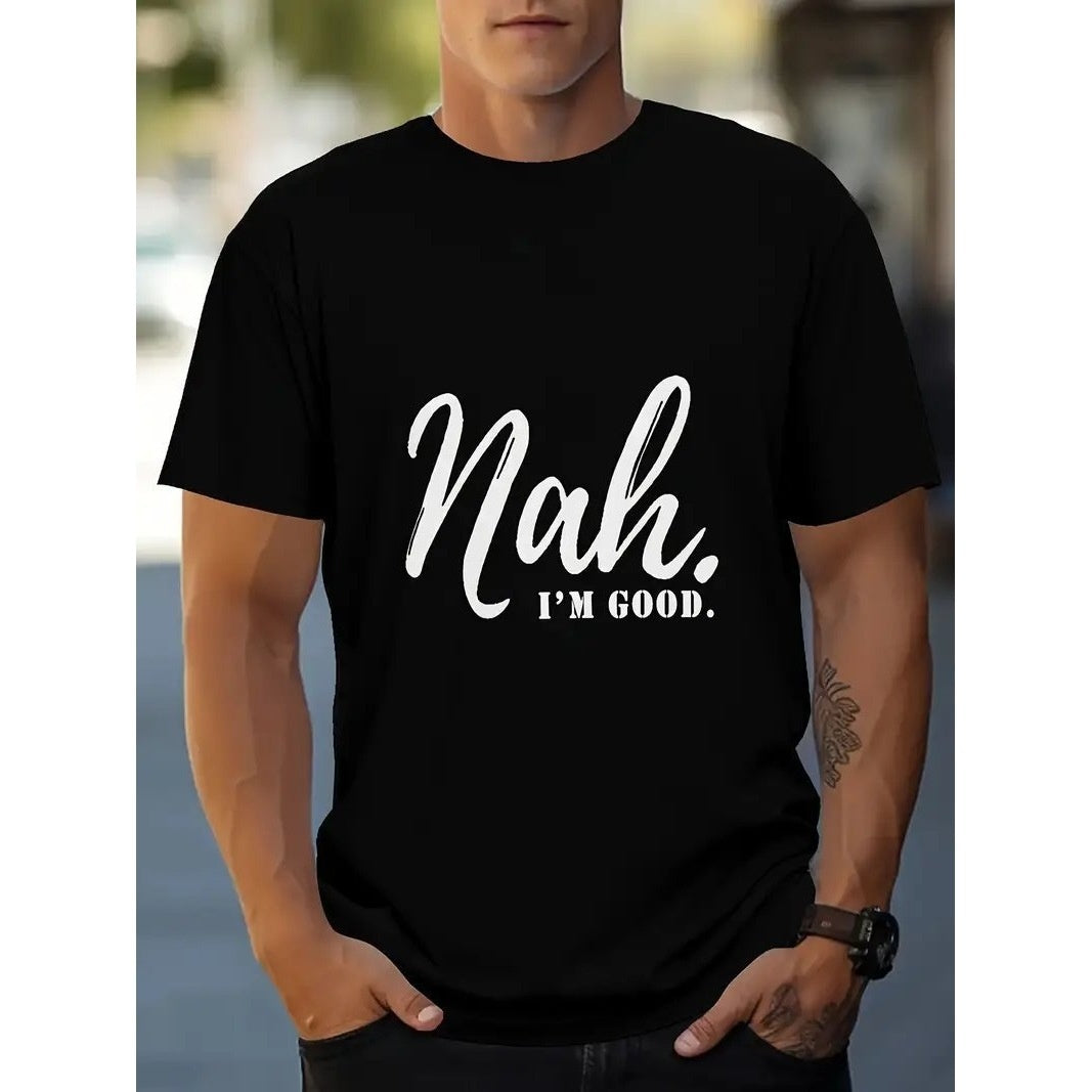 Exercise Casual Men's Clothes Cartoon Anime Round Neck T-shirt