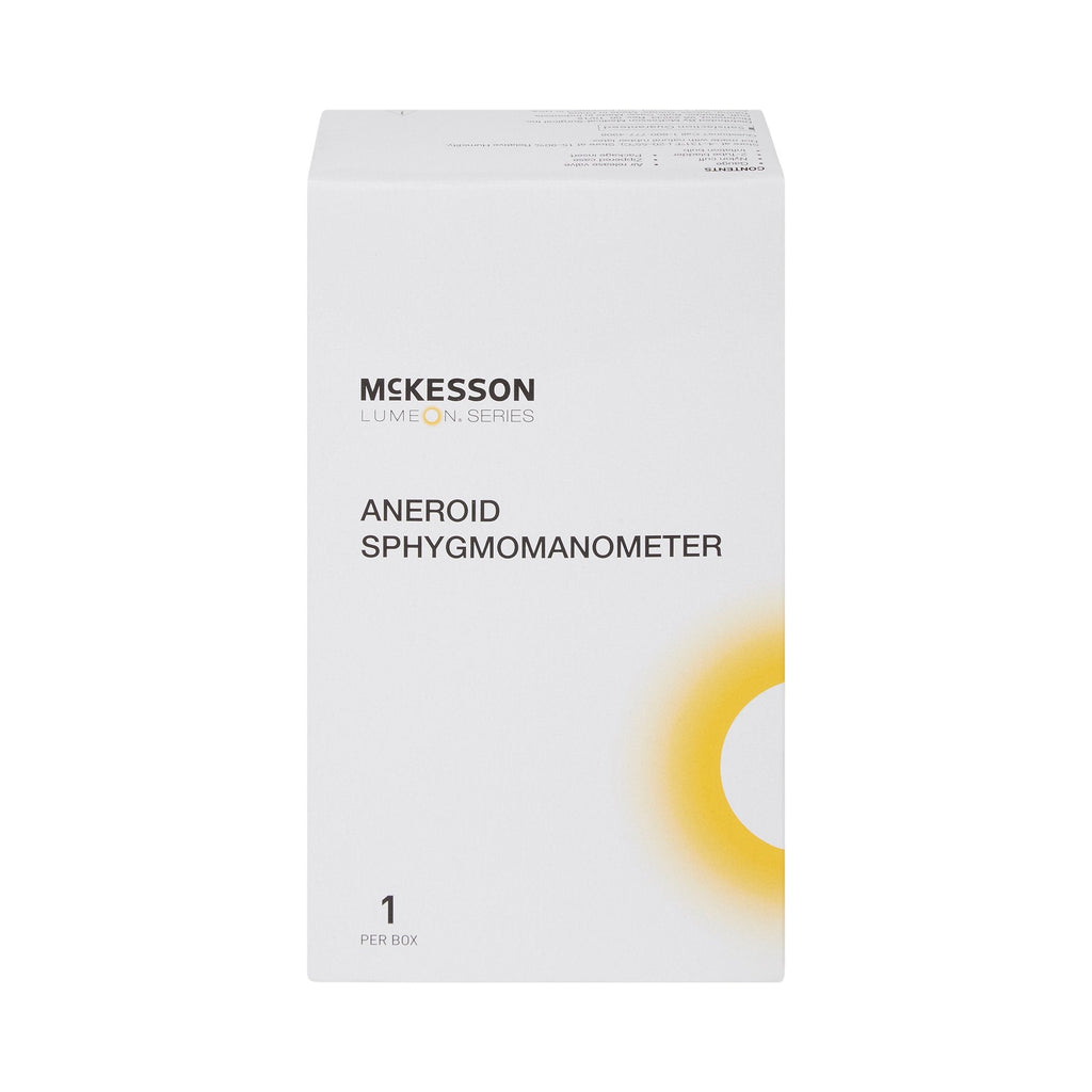 McKesson Deluxe Aneroid Sphygmomanometer, Dual-Tube, Pocket Size, Large Cuff 720-12XORMM