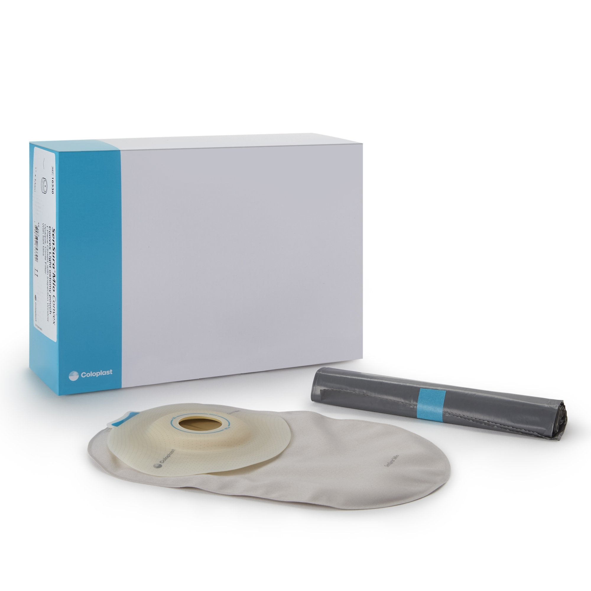 SenSura® Mio Convex Light 1-Piece Closed End Opaque Ostomy Pouch, 25mm Stoma 16330
