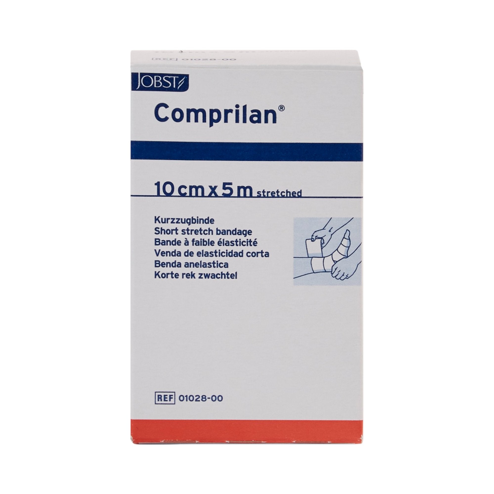 Comprilan® Clip Detached Closure Compression Bandage, 4 Inch x 5-1/2 Yard 01028000