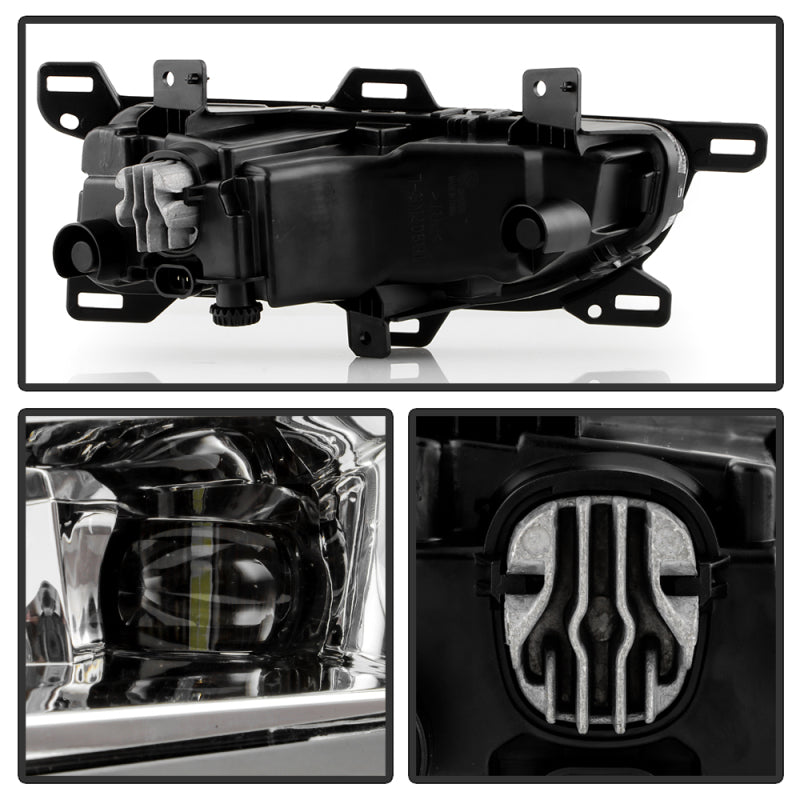 SPYDER 20-22 Nissan Titan OEM Style Fog Lights w/Switch (Bulbs Size - 5W) - Clear (FL-NT2020-LED-C) 9051333