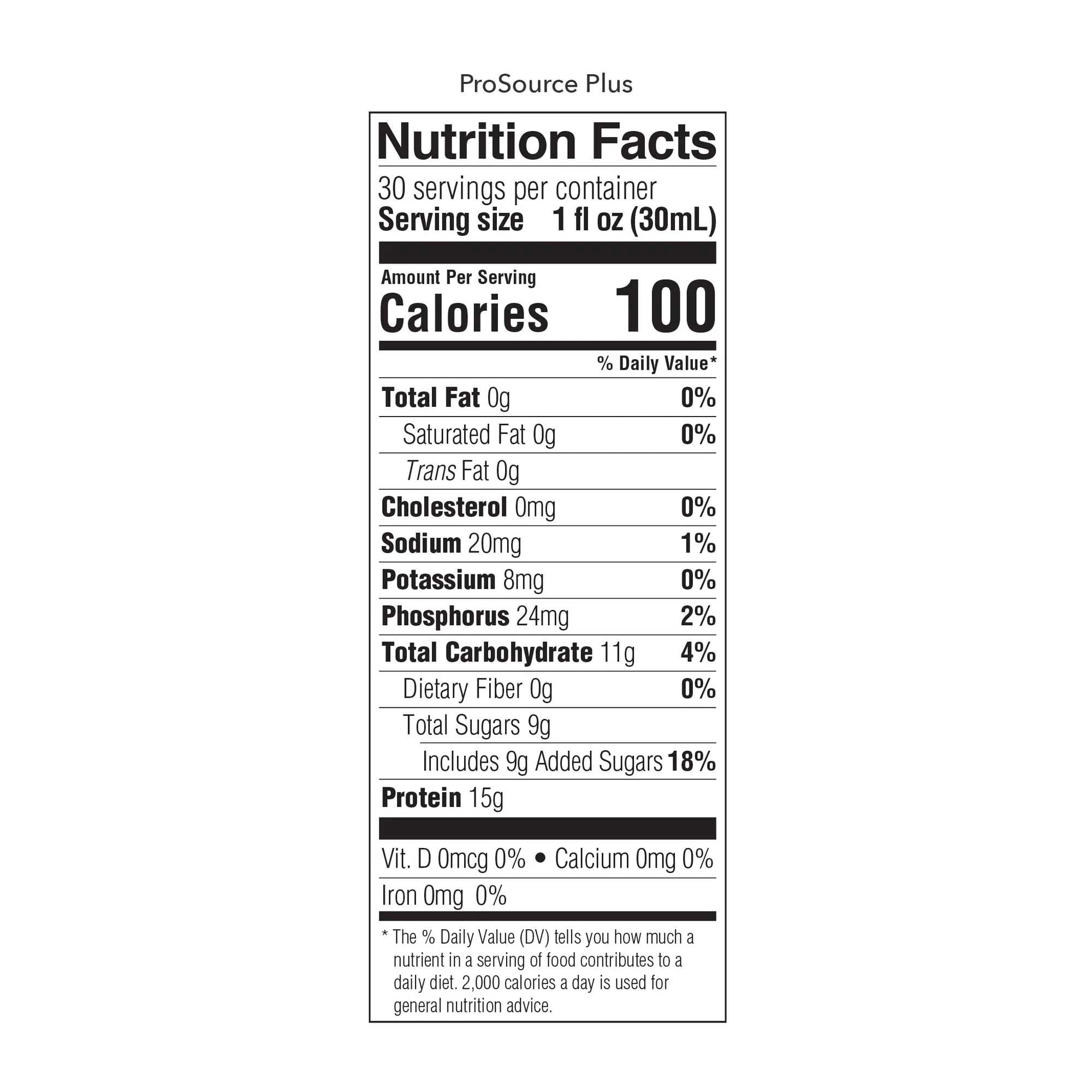 ProSource® Plus Concentrate Collagen and Whey Protein Formula 11454