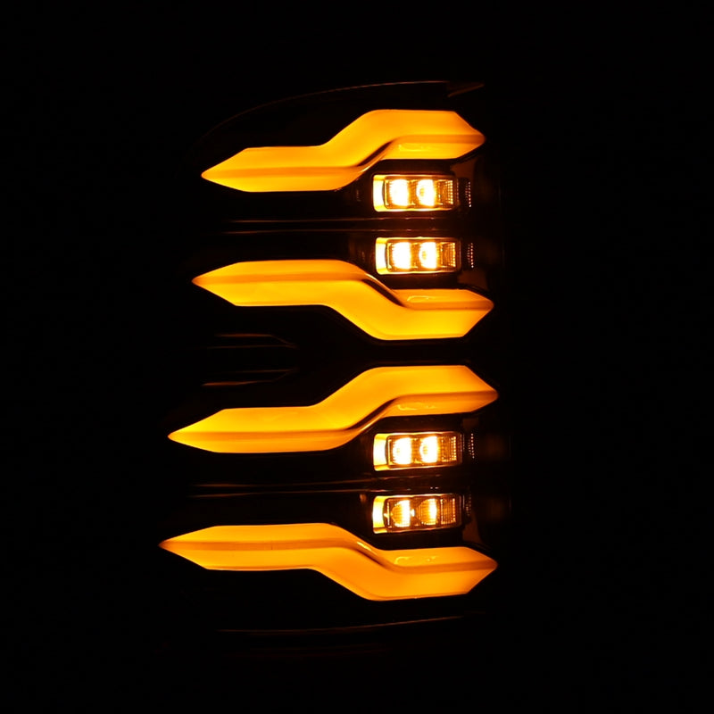 AlphaRex 09-18 Dodge Ram Luxx-Series LED Tail Lights Black w/ Activation Light & Sequential Signal 640004 *Discontinued
