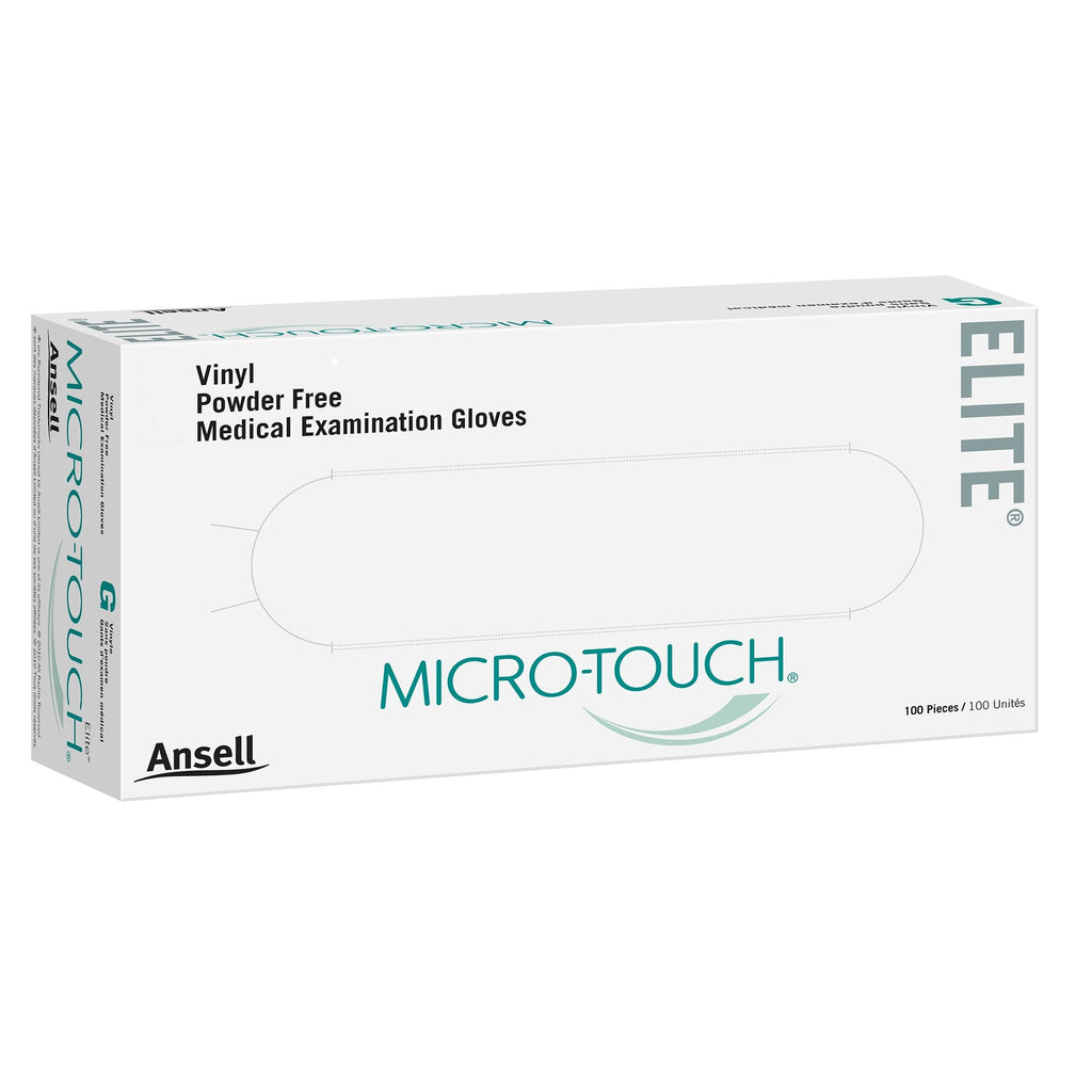 Micro-Touch® Elite® Stretch Vinyl Exam Glove, Medium, Ivory 3092