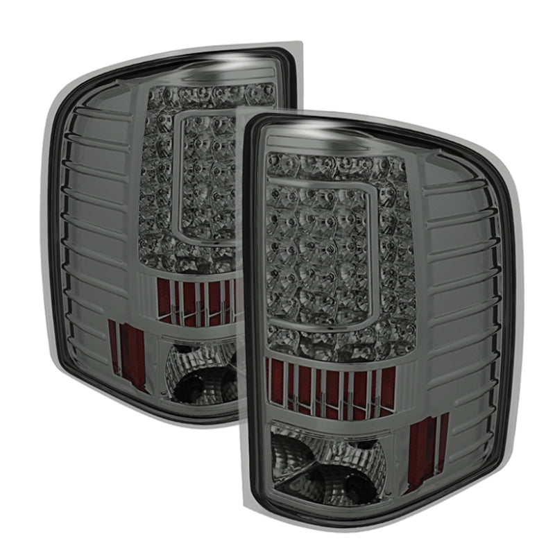 SPYDER Xtune Chevy Silverado 07-13 LED Tail Lights Smoke ALT-ON-CS07-LED-SM 5079770