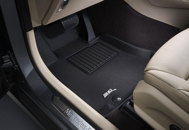 3D MAXpider 2022 Tesla Model X Kagu 1st Row Floormat - Black L1TL04311509
