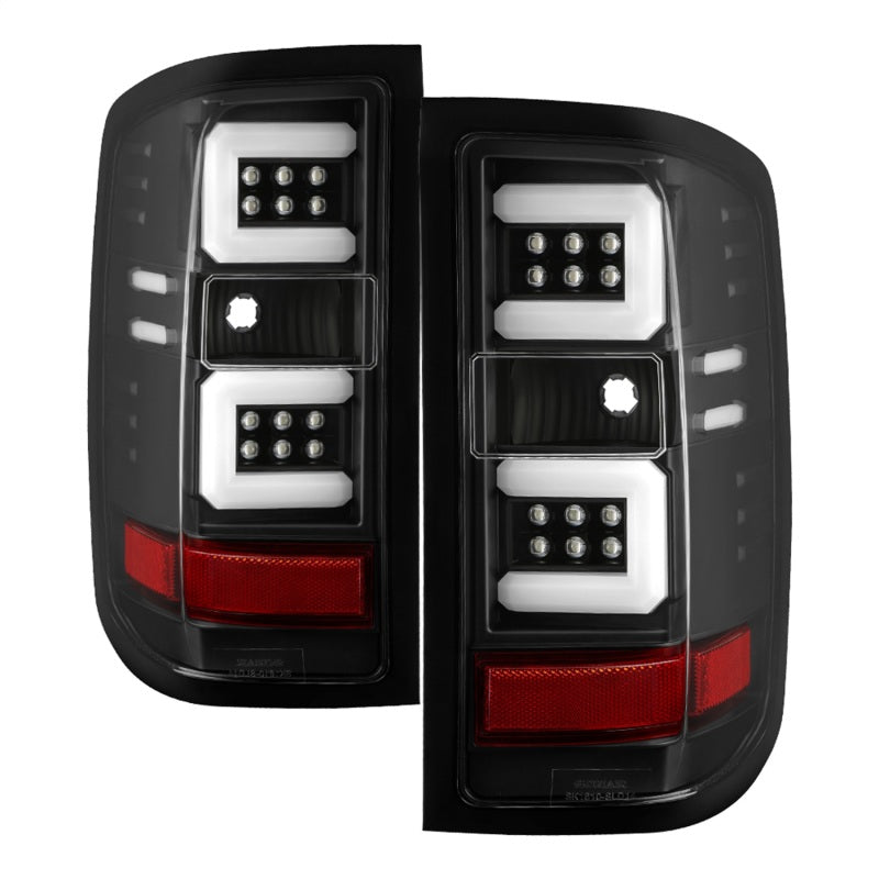 SPYDER Chevy 1500 14-16 Light Bar LED Tail Lights All Blk ALT-YD-CS14-LBLED-BKV2 5085856