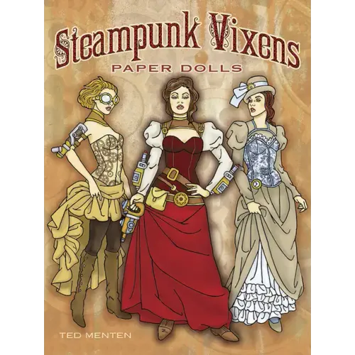 Steampunk Vixens Paper Dolls - Paperback