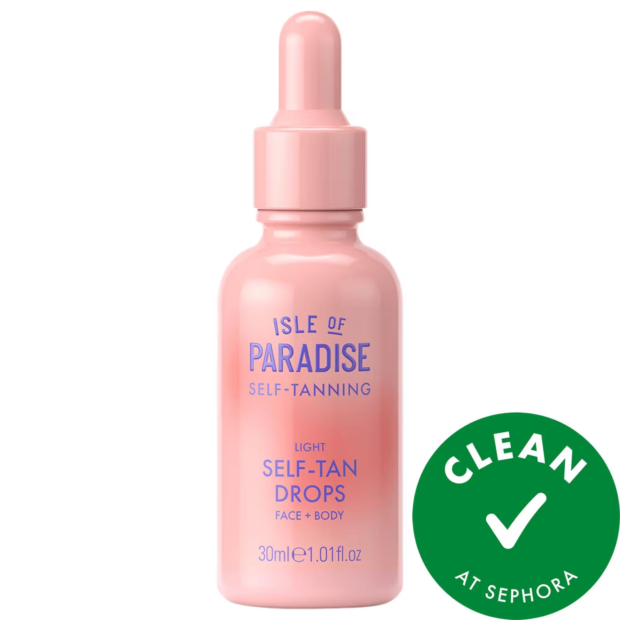 Self-Tan Face Drops: Natural Golden Tan, Buildable Intensity, & Fragrance-Free Formula with Hyaluronic Acid & Niacinamide for Even Skin Tone