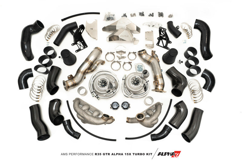 AMS Performance 09-21 Alpha 15X R35 GTR Turbo Kit with 1.01 A/R Housing (G35 900) ALP.07.14.0119-2