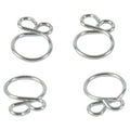 ALL BALLS, All Balls Hose Clamps Refill Kit 4-Pack for Secure and Reliable Sealing