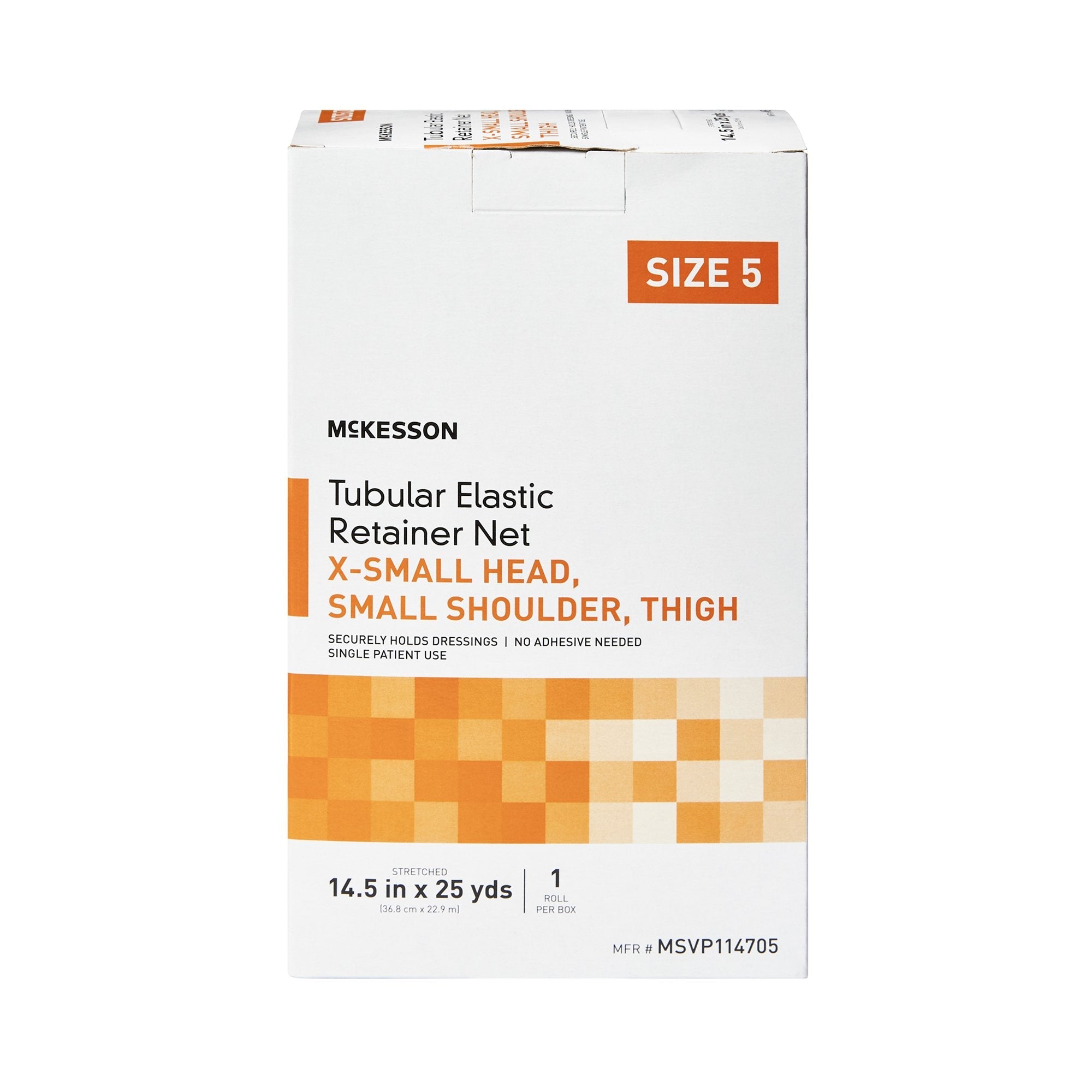McKesson Tubular Bandage, 14-1/2 Inch x 25 Yard, Size 5 MSVP114705