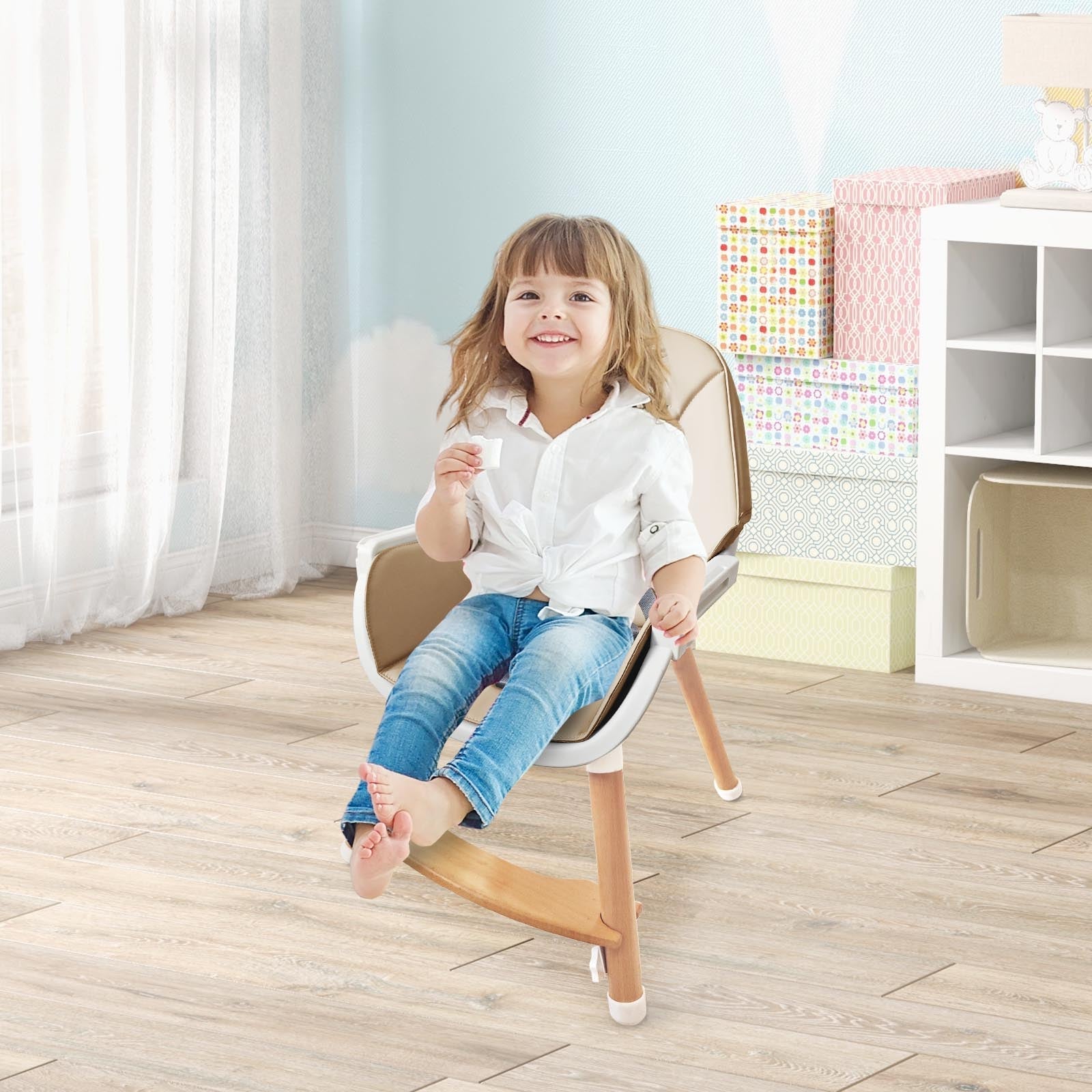 Baby High Chair with Dishwasher Safe Tray - PhishStones Products