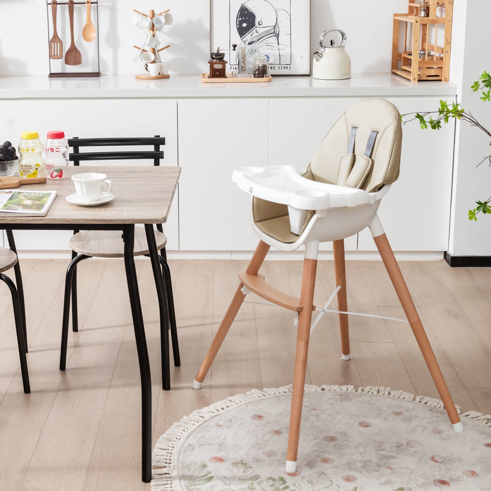 Baby High Chair with Dishwasher Safe Tray - PhishStones Products