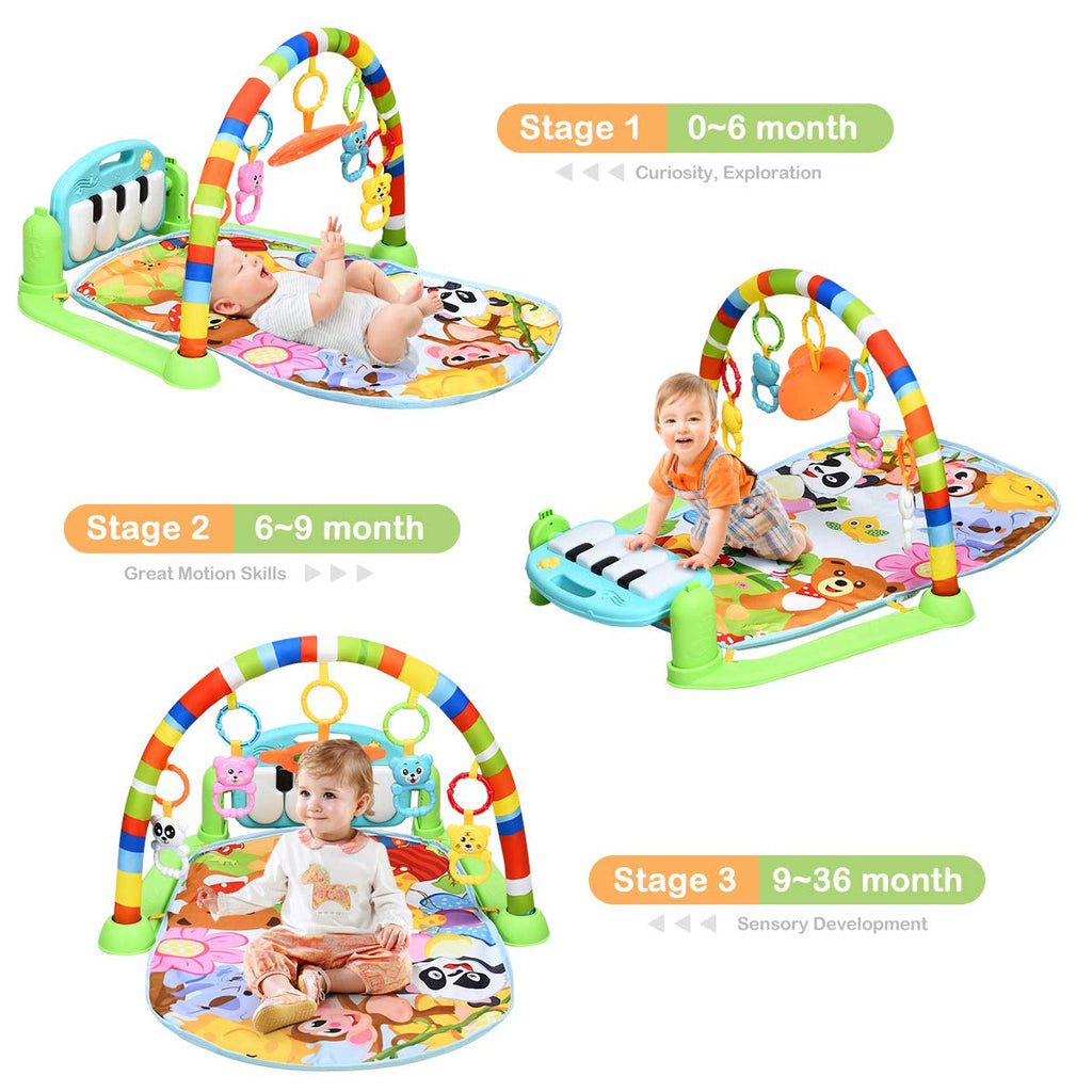 Baby Kick and Play Piano Gym Activity Play Mat - PhishStones Products