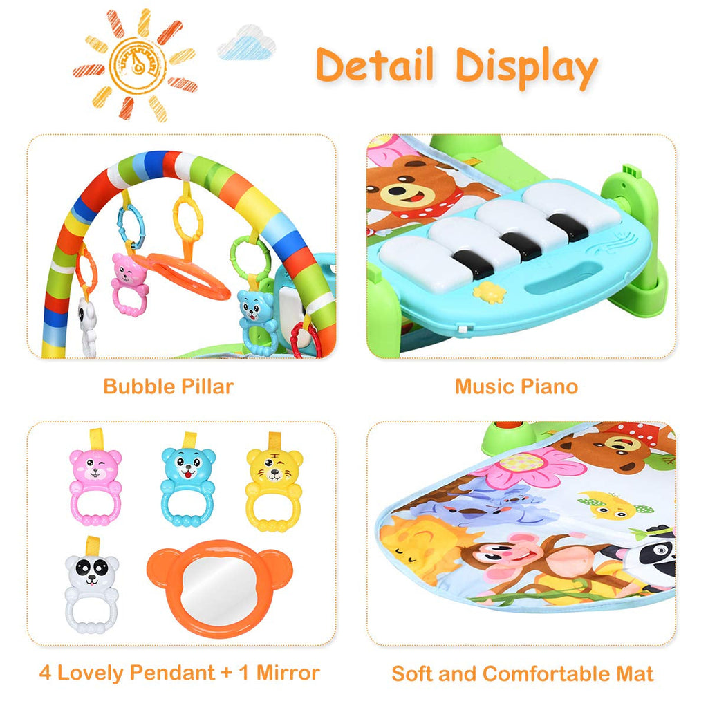 Baby Kick and Play Piano Gym Activity Play Mat - PhishStones Products