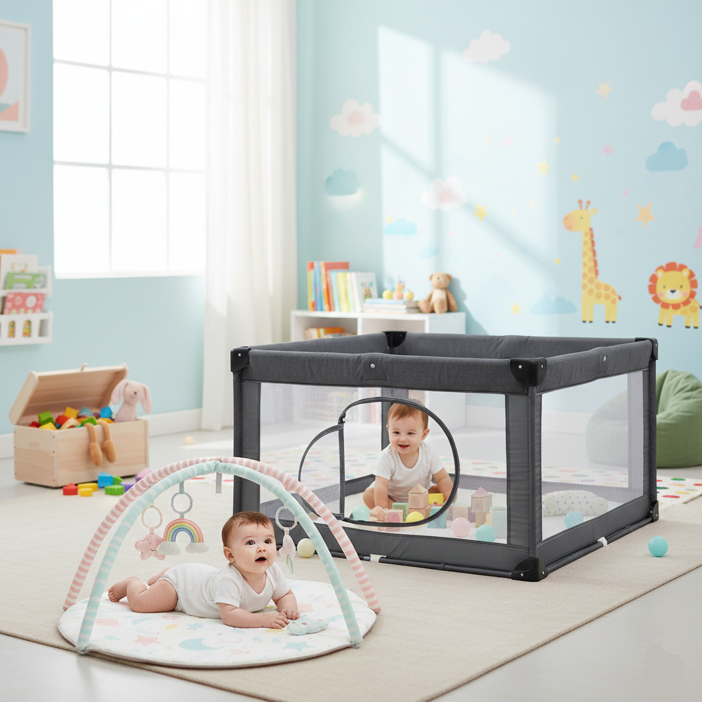 Baby Play Gym and Large Playpen Set - PhishStones Products