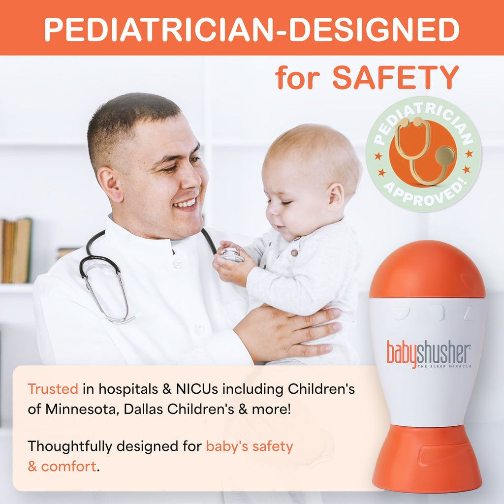 Baby Shusher Sound Machine for Newborn Sleep – Real Human Shushing Sound - PhishStones Products