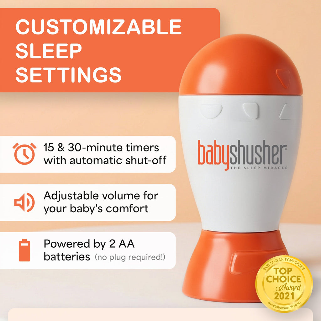 Baby Shusher Sound Machine for Newborn Sleep – Real Human Shushing Sound - PhishStones Products