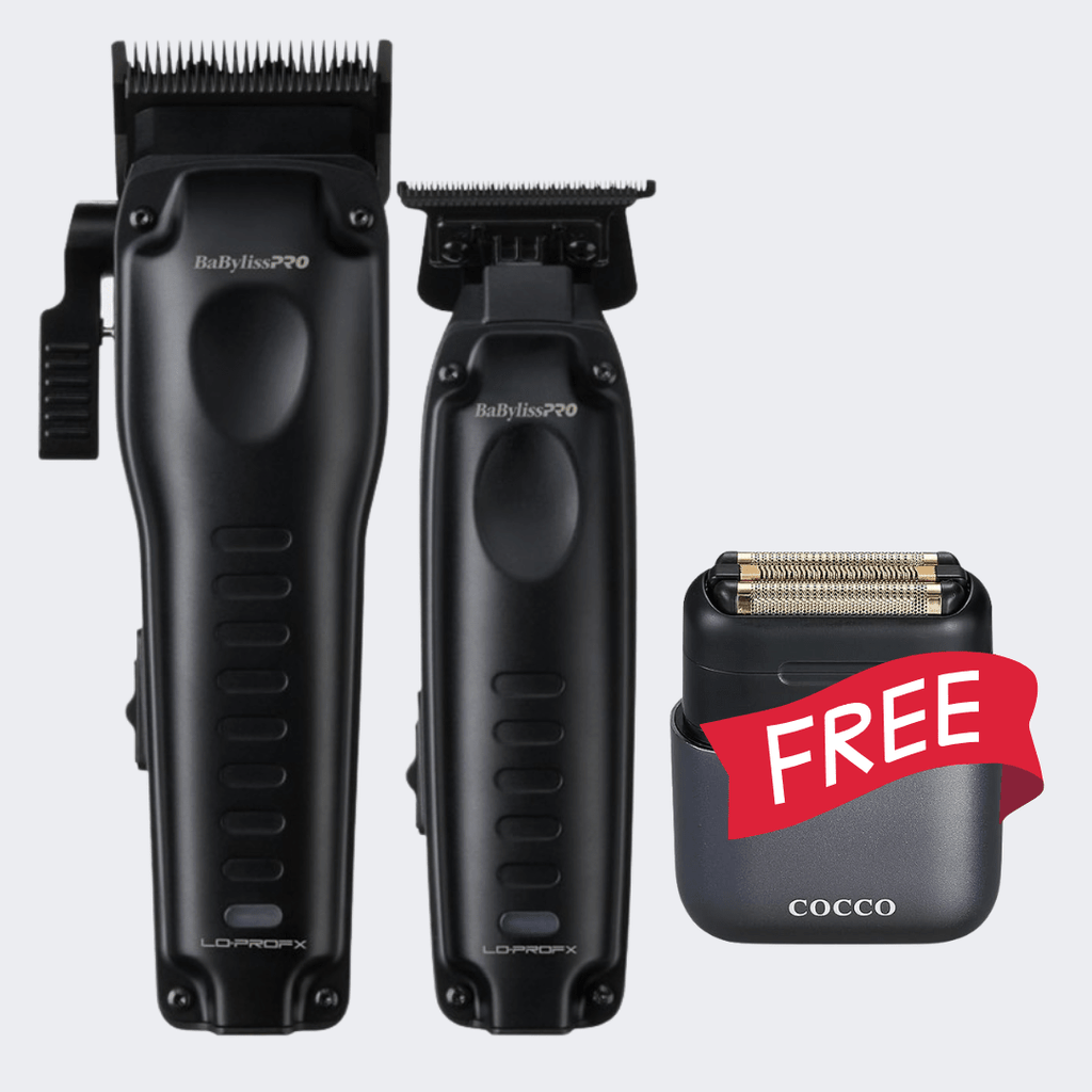 BaBylissPRO Compact LO - PRO Clipper & Trimmer Combo with FREE Cocco Impacto Shaver - PhishStones Products