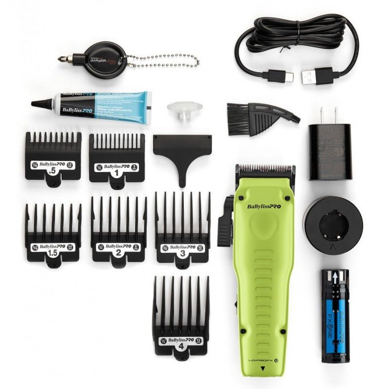 BaBylissPRO FXONE Lo - ProFX Limited Edition Neon Yellow Clipper & Trimmer Combo - PhishStones Products