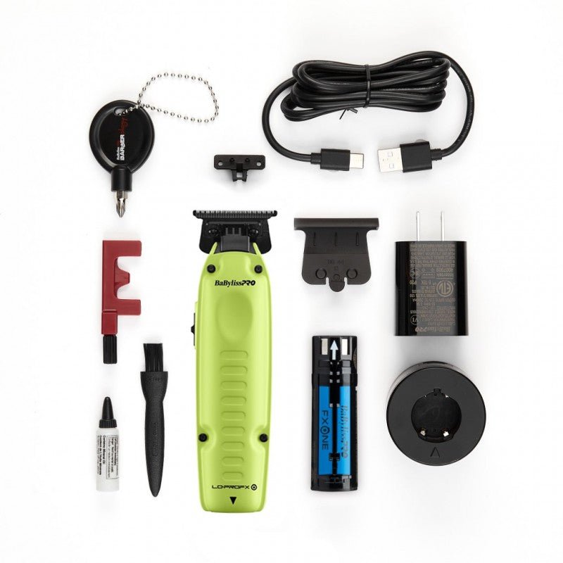 BaBylissPRO FXONE Lo - ProFX Limited Edition Neon Yellow Clipper & Trimmer Combo - PhishStones Products