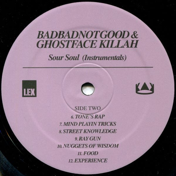 BadBadNotGood & Ghostface Killah Sour Soul (Instrumentals) Lex Records LP, Album, Ltd Mint (M) Mint (M) - PhishStones Products