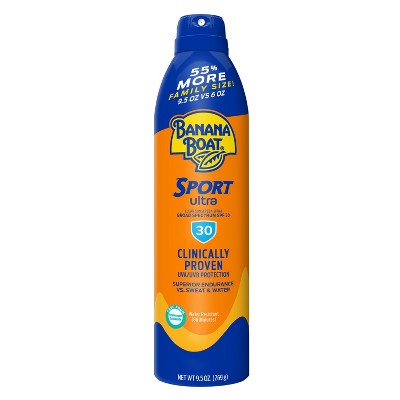 Banana Boat Ultra Sport Clear Sunscreen Spray SPF 30 9.5oz - Imperfect Container - PhishStones Products