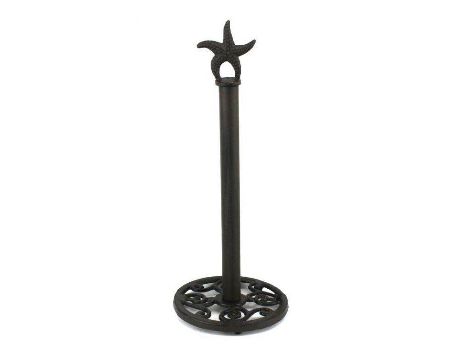 Cast Iron Starfish Extra Toilet Paper Stand 15""