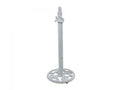 Rustic Whitewashed Cast Iron Mermaid Extra Toilet Paper Stand 16""