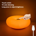 Bauhaus Donut Table Lamp USB LED Bedside Night Light for Bedroom Living Room Dining Room - PhishStones Products