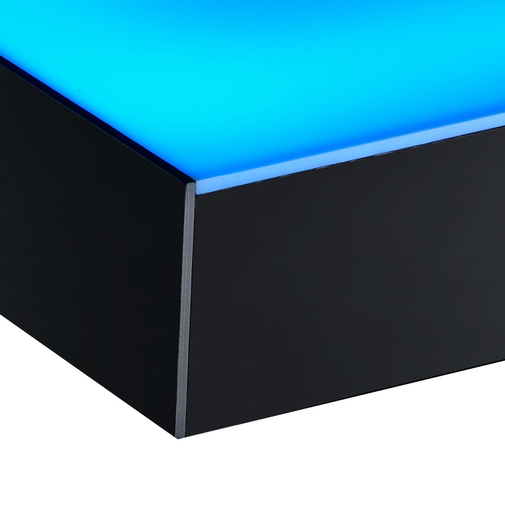 LED Lighted Liquor Bottle Display Bar Shelf RF & App Control 24' 3-Step