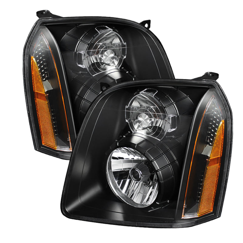 SPYDER Xtune GMC Yukon Denali 07-14 Crystal Headlights Black HD-JH-GYD07-AM-BK 9023200