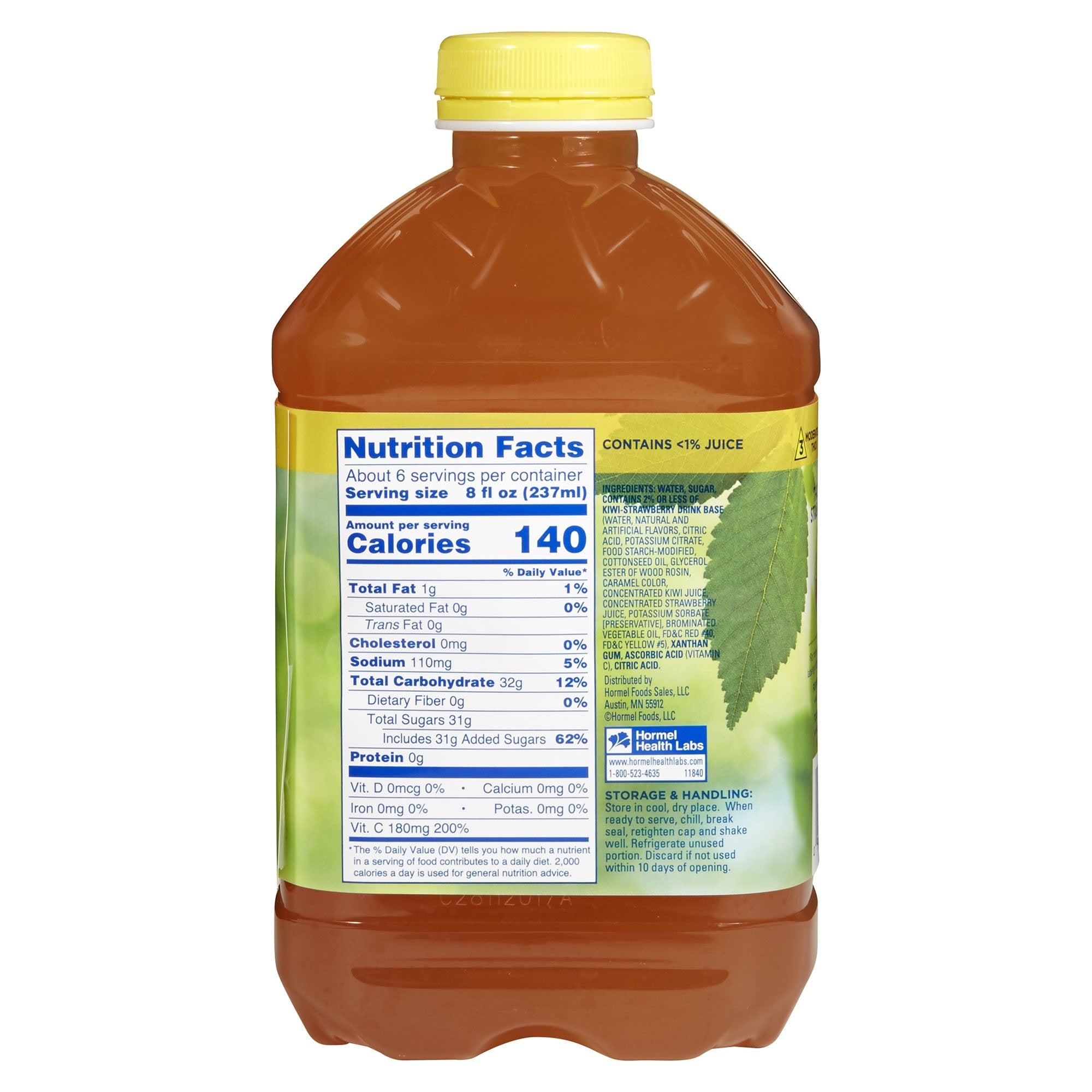 Thick & Easy® Clear Honey Consistency Kiwi Strawberry Thickened Beverage 11840