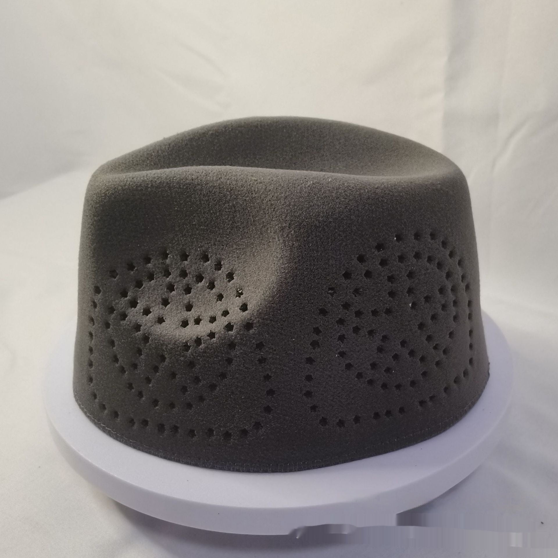 Mens Solid Color Versatile Ethnic Hui Prayer Cap