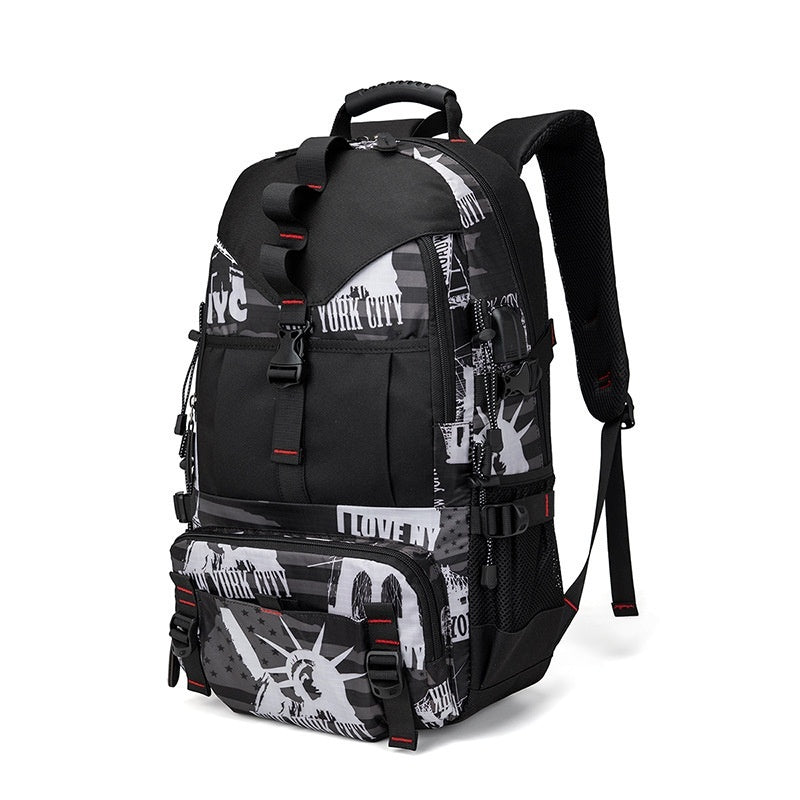 Men's Waterproof Oxford Cloth Backpack Hiking Backpack