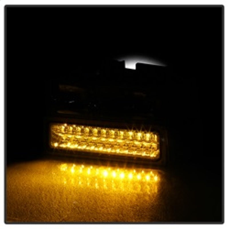 SPYDER Xtune 92-94 Blazer Full Size Corner/LED Bumper Headlights Chrome HD-JH-CCK88-LED-AM-C-SET 5069559