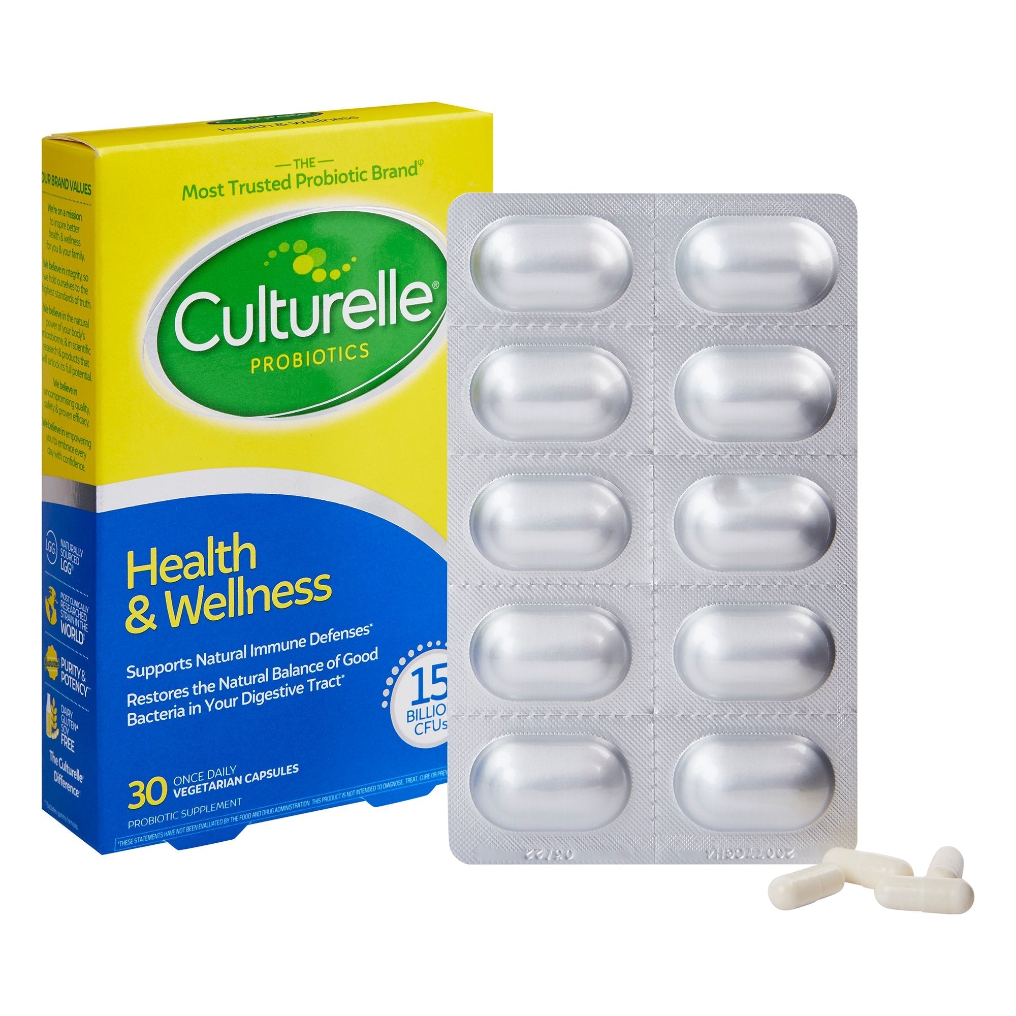 Culturelle® Probiotic Health & Wellness Dietary Supplement 49100036374