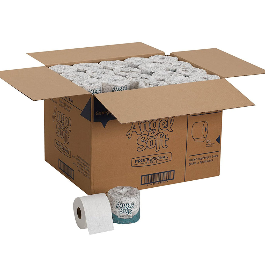 Angel Soft® Ultra Professional Series Toilet Paper, Two-Ply, White 16880